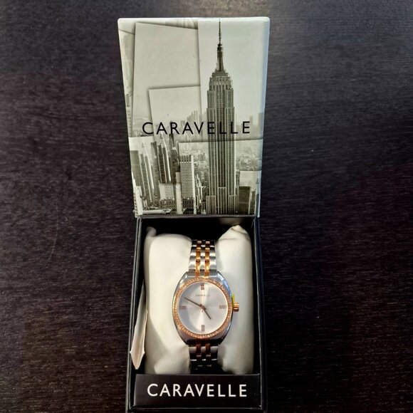 Caravelle by Bulova Retro  Stainless Steel Bracelet Classic Women's Watch - Picture 6 of 6